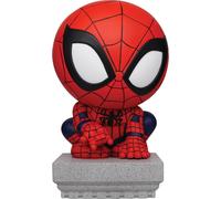Monogram Spider-Man Crouching PVC Vinyl Figural Coin Bank Spiderman