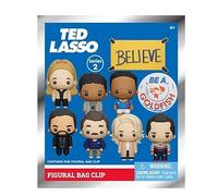 Monogram Ted Lasso Figural Bag Clip Series 2-3D Foam Figural Bag Clip in Blind Bag, Multicolor, 2.5"