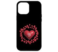 Monogram Y - Heart Wreath Shape Design v2 Case for iPhone 12 Pro Max