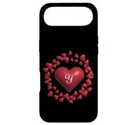Monogram Y - Heart Wreath Shape Design v2 Case for iPhone Air