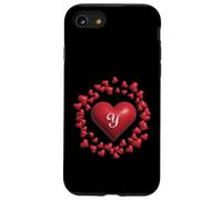 Monogram Y - Heart Wreath Shape Design v2 Case for iPhone SE (2020) / 7/8