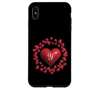 Monogram Y - Heart Wreath Shape Design v2 Case for iPhone XS Max