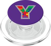 Monogram Y in Multi Color Puzzle Pieces V2 PopSockets PopGrip for MagSafe