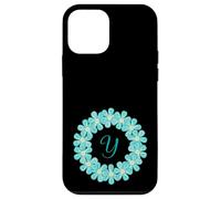 Monogram Y Initial Lei Inspired Pretty Circle Design Case for iPhone 12 mini