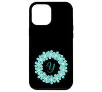 Monogram Y Initial Lei Inspired Pretty Circle Design Case for iPhone 12 Pro Max