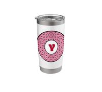 Monogram Y Initial - Mexican Tile Inspired Design Stainless Steel Insulated Tumbler
