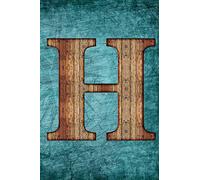 Monogrammed Notebook - H: Initial H College Ruled Journal - Vintage Steampunk Tall Ship Design (6"x9" Notebook Lined A5 150 pages): Volume 34 (Monogrammed Notebooks & Journals)
