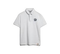 Monogrammed polo shirt Superdry Bleu L
