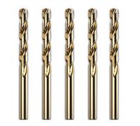 MONOJLY 5Pcs 2/3/4/5/6/7/8/9/10mm M42 HSS Twist Drill Bit Set High Cobalt Drill Bit for Stainless Steel Wood Metal Drilling