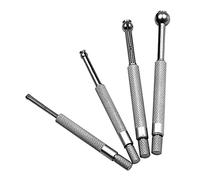 MONOJLY Bore Gauge 4 Pieces 3-13mm Small Hole Gauge Set Telescoping Full Round Spherical Shaped Hardened Bore Gauge Carbon Steel Made