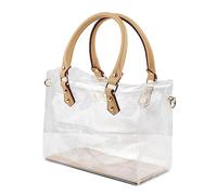 MONOJLY Clear PVC DIY Tote Bag Handbag Making Kit Handmade Gift Bags Craft Accessories Tool Set Birthday Holiday