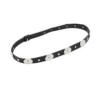 MONOJLY Cowboy, Fedora, Panama & Straw Hat Bands - Leather, Metal - Unisex Adults - 1 Pack (1 Piece)