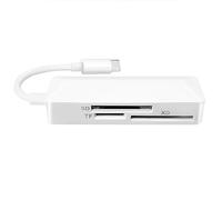 MONOJLY Mini Memory Card Reader 3 in 1 Card Reader USB C Card Reader TFSD XD 3 in 1 Carder Reader for Laptop Phone Tablet