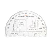 MONOJLY Protractor Military Protractor Coordinate Scale for Topographical Map Reading and Land Navigation Map Reading Ruler
