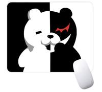 Monokuma Trigger Happy Havoc Anime Manga Video Game Non-Slip Mousepad Gaming Computer Mouse Pad Gaming Desktop Laptop Mouse Pad with Stitched Edge 7.1 x 8.7 inches