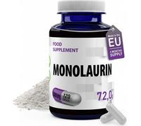 Monolaurin | 500mg (Glycerol Monolaurate) | 120 Vegan Capsules | 4-Month Supply