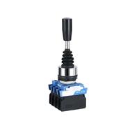 Monolever Joystick Switch 22mm Master Monolever Joystick Switches 2 4Way 99Position Self Locking Latching Momentary Toggle Rocke Cross Switch 2 4NO HKC-612(4Way Reset 4NO)