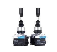 Monolever Joystick Switch 22mm Master Monolever Toggle Joystick Rocker Switch 2 4 Way Position Self Latching Reset Momentary Cross Switches HNP-A201(2Way Reset 2NO)