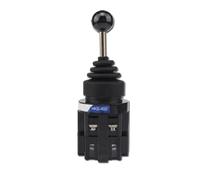 Monolever Joystick Switch 30mm Master Monolever Joystick Switches 4 Way Self Locking Latching Reset Momentary Toggle Cross Rocker Switches HKB-402 4022(4Way Momentary 4NO)