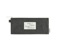 Monolike Archive247 Faded Pencil Case, Gray - Classic Muted Tone Desk Organizer, Vintage Minimalist Writing Instrument Pouch