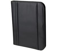 Monolith 2754 A4 Zip Fastening Folio Case - Black