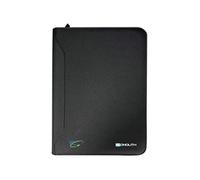 Monolith Blueline Zipped w/Ring Binder Conference Folder A4 Black 3352