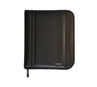 Monolith 2754 A4 Zip Fastening Folio Case - Black