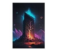 Monolith Lighting Classic Wooden Jigsaw Puzzle for Adults, 300 PCS
