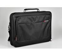 Masters Computer Case Monolith Nylon – Organiser, Document Pocket, PU Trim – 17.4 inch Black