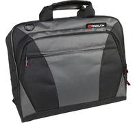 Monolith Nylon Laptop Messenger Bag Black and Grey 2400. SKU F1002