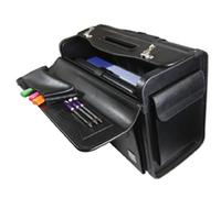 Masters Magnetic Closure Pilot Case PVC (Polyvinyl Chloride) Black 2179