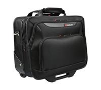 Monolith Deluxe Nylon Wheeled Laptop Case Black 2372