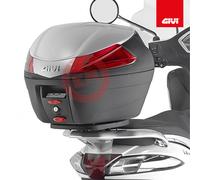 Givi Rear Mounting Kit Monolock Top Case – Piaggio Liberty 50/125/150/200 & I-GET, Black