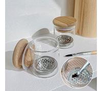 monomer holder,Nails Tips Art Acrylic liquid powder removal cup,Nail glitter Brushes wash cup, Nail Brushes wash cup-The cup to remove glitter and glitter from a nail brush（1 pack）