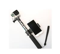 (Monopod And Holder) Self Selfie Stick Handheld Extendable Pole Monopod Phone Holder Adapter for Go Pro HERO 11 10 9 Xiaomi YI 4K Lite SJCAM SJ5000
