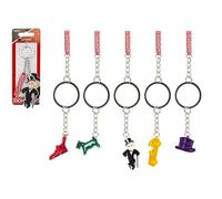 Monopoly 2D Rubber Keyring with Charm - (5 cm) Assorted Designs, 1 Pc - Perfect Gift for Board Game Lovers