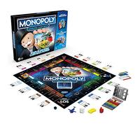 Monopoly Banking Back Board Game, Electronic Card Reader, Back Bonus, Cashless N