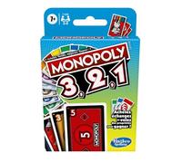 Monopoly Bid Game, Quick-Playing Card Game For 4 Players, Game For Families And Kids Ages 7 And Up