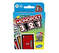 Monopoly Bid Game, Quick-Playing Card Game For 4 Players, Game For Families And Kids Ages 7 And Up