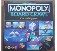 Monopoly Board Crawl Party Game, Official Monopoly Drinking Game for Adults Ages 18+ - English Version