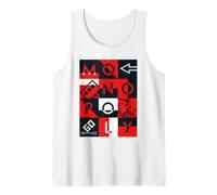 Monopoly Board Game Tiles Retro Tank Top