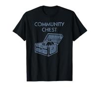 Monopoly Board Icon Community Chest Distressed Logo T-Shirt