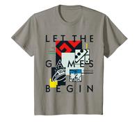 Monopoly Board Retro Let The Games Begin Kids T-Shirt
