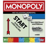 Monopoly Board Game with Storage Box and Large Checkers - Dutch Version