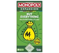 Monopoly Buy Everything EXPANSION | Add More Fun to Classic Monopoly Game and Play Faster | Ages 8+ | 2-6 Players | 40 Mins. | Family Board Games
