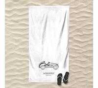 Monopoly Car Figure Beach Towel
