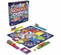 Monopoly Chance Fast Monopoly Family Board Game for 2 to 4 Players, Approx. 20 Minutes