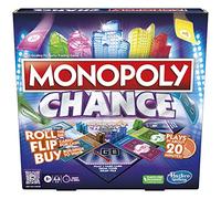 Hasbro Gaming Monopoly Chance Board Game for Adults and Kids | Fast-Paced Family Party Game | Ages 8+ | 2-4 Players | 20 Mins. Average