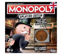 Monopoly Cheaters Edition Board Game | Family Game for 2-6 Players Ages 8+ | Complete game set: board, cards, tokens, dice, money & bank tray