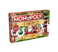 Winning Moves Christmas Monopoly Board Game, Play as Rudolph, Snowman or Santa and trade your way to success, Perfect Christmas decoration by the tree, for ages 8 and up